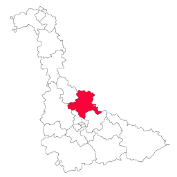 Carte : le canton Entre Seille et Meurthe dans la Meurthe-et-Moselle
