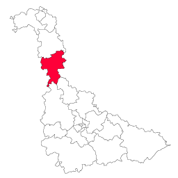 Carte : le canton de Jarny dans la Meurthe-et-Moselle