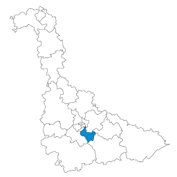 Carte : le canton de Jarville-la-Malgrange dans la Meurthe-et-Moselle