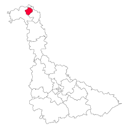 Carte : le canton de Longwy dans la Meurthe-et-Moselle