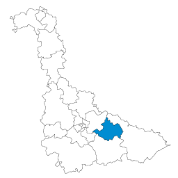 Carte : le canton de Lunéville 1 dans la Meurthe-et-Moselle