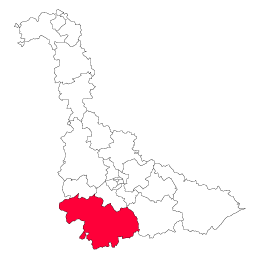 Carte : le canton de Meine au Saintois dans la Meurthe-et-Moselle