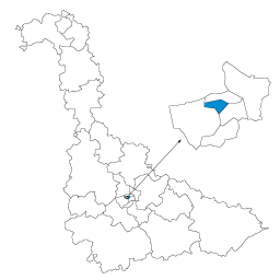 Carte : le canton de Nancy 1 dans la Meurthe-et-Moselle