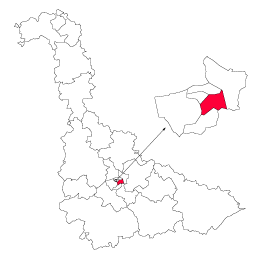 Carte : le canton de Nancy 3 dans la Meurthe-et-Moselle