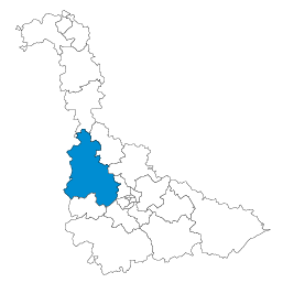 Carte : le canton du Nord-Toulois dans la Meurthe-et-Moselle