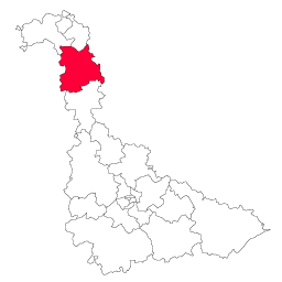 Carte : le canton Pays de Briey dans la Meurthe-et-Moselle