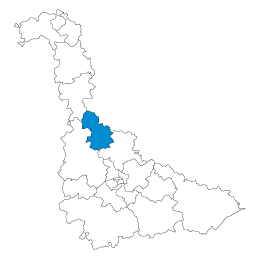 Carte : le canton de Pont-à-Mousson dans la Meurthe-et-Moselle