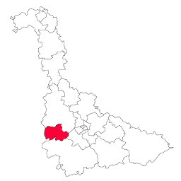 Carte : le canton de Toul dans la Meurthe-et-Moselle