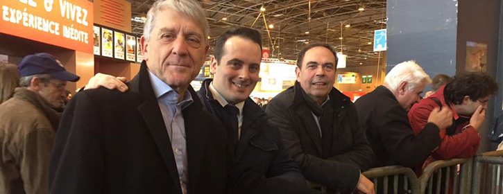 Jean Loctin, Christopher Varin et Michel Marchal