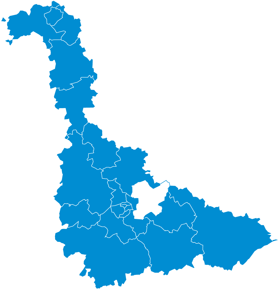 Carte : canton du Grand Couronné dans la Meurthe-et-Moselle