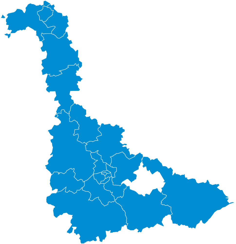 Carte : canton de Lunéville 1 dans la Meurthe-et-Moselle