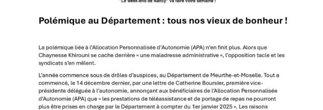 Communiqué de presse du 3 février 2025